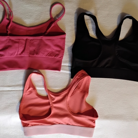 BUNDLE OF 3 Girls Active Bras XS (4-5) Athletic Works & Wonder Nation - Picture 12 of 12